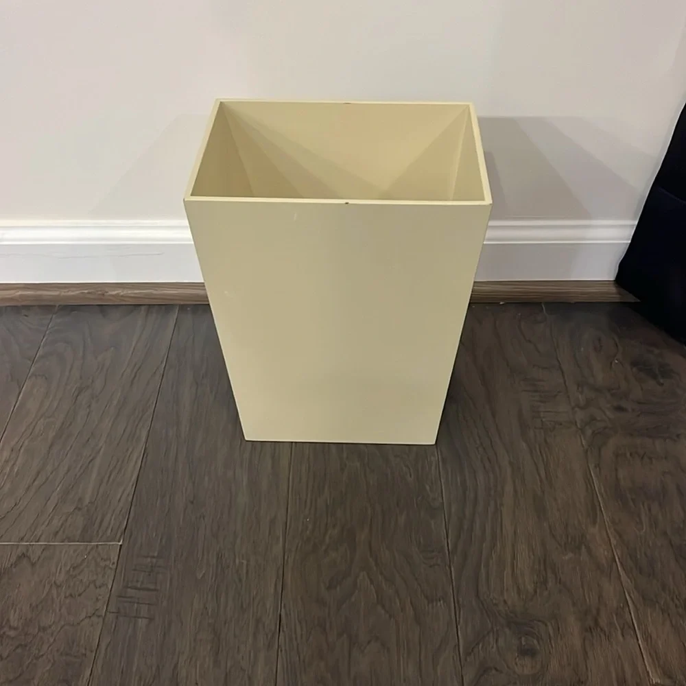 Texas State Flag Wastebasket Trash Can wooden
